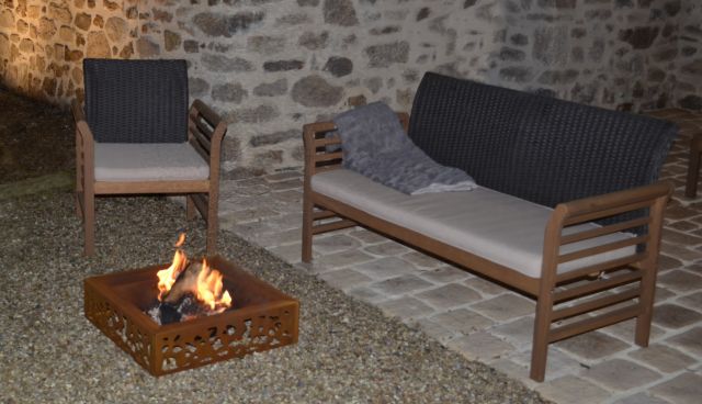 BRASERO CORTEN